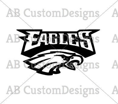 Philadelphia Eagles Football Logo SVG, Silhouette Files, Cricut Files…