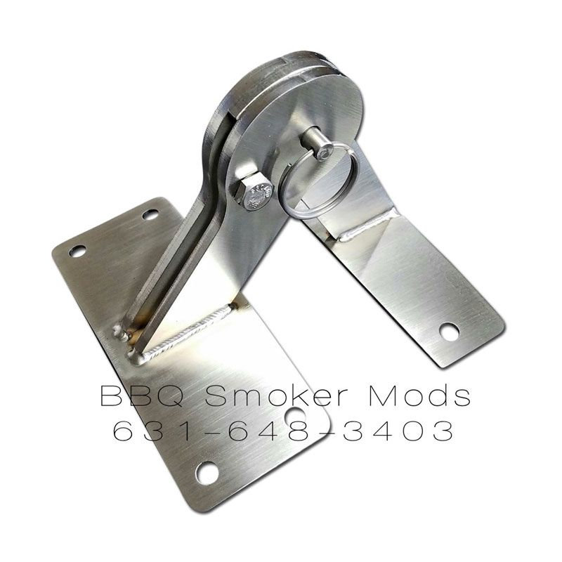 Stainless Lid Hinge Kit compatible with Weber Smokey Mountain Grill 18.5 22.5 quick release
