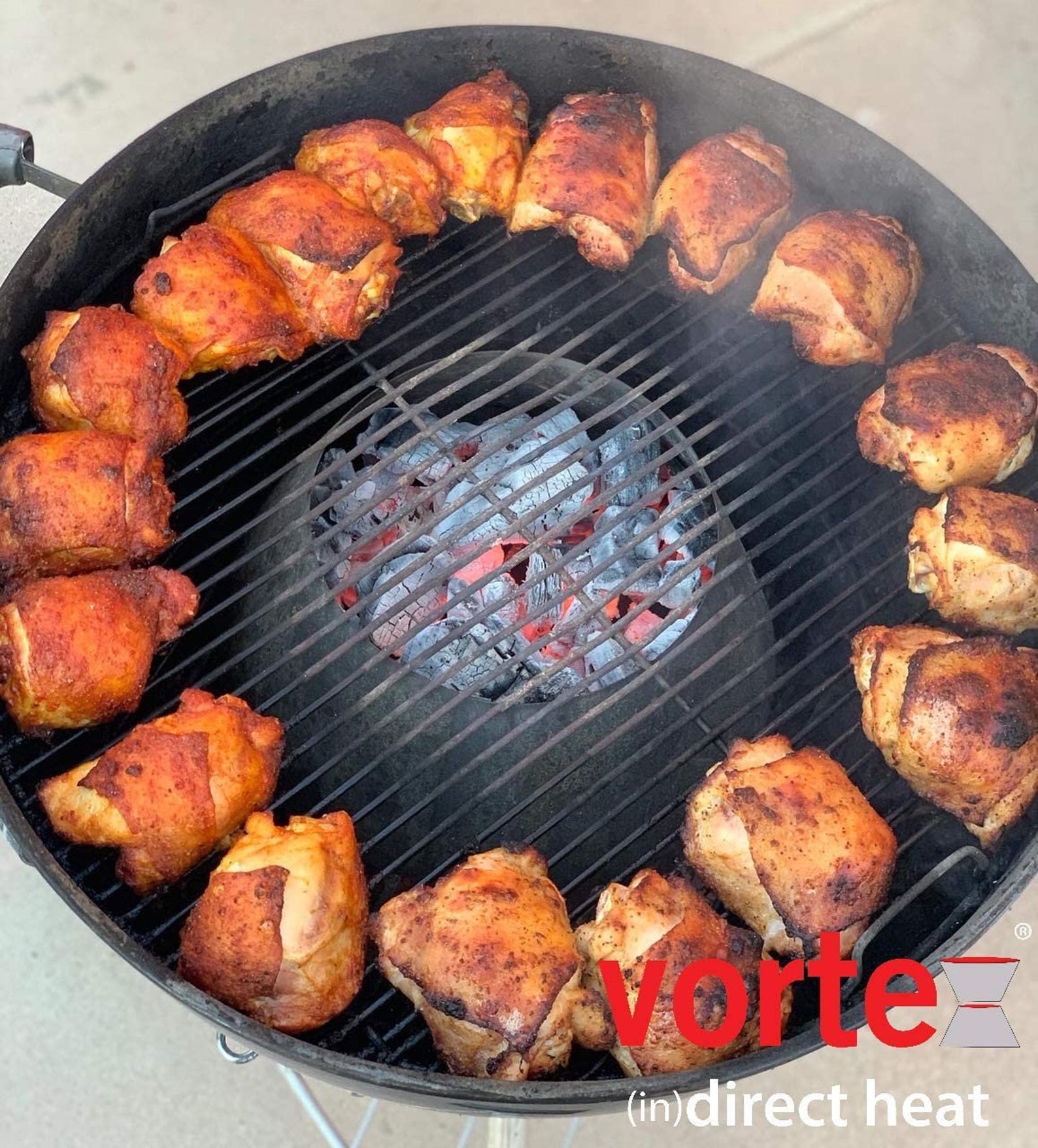 Vortex Small (in) Direct Cooking Charcoal Grill BBQ Accessory Cone