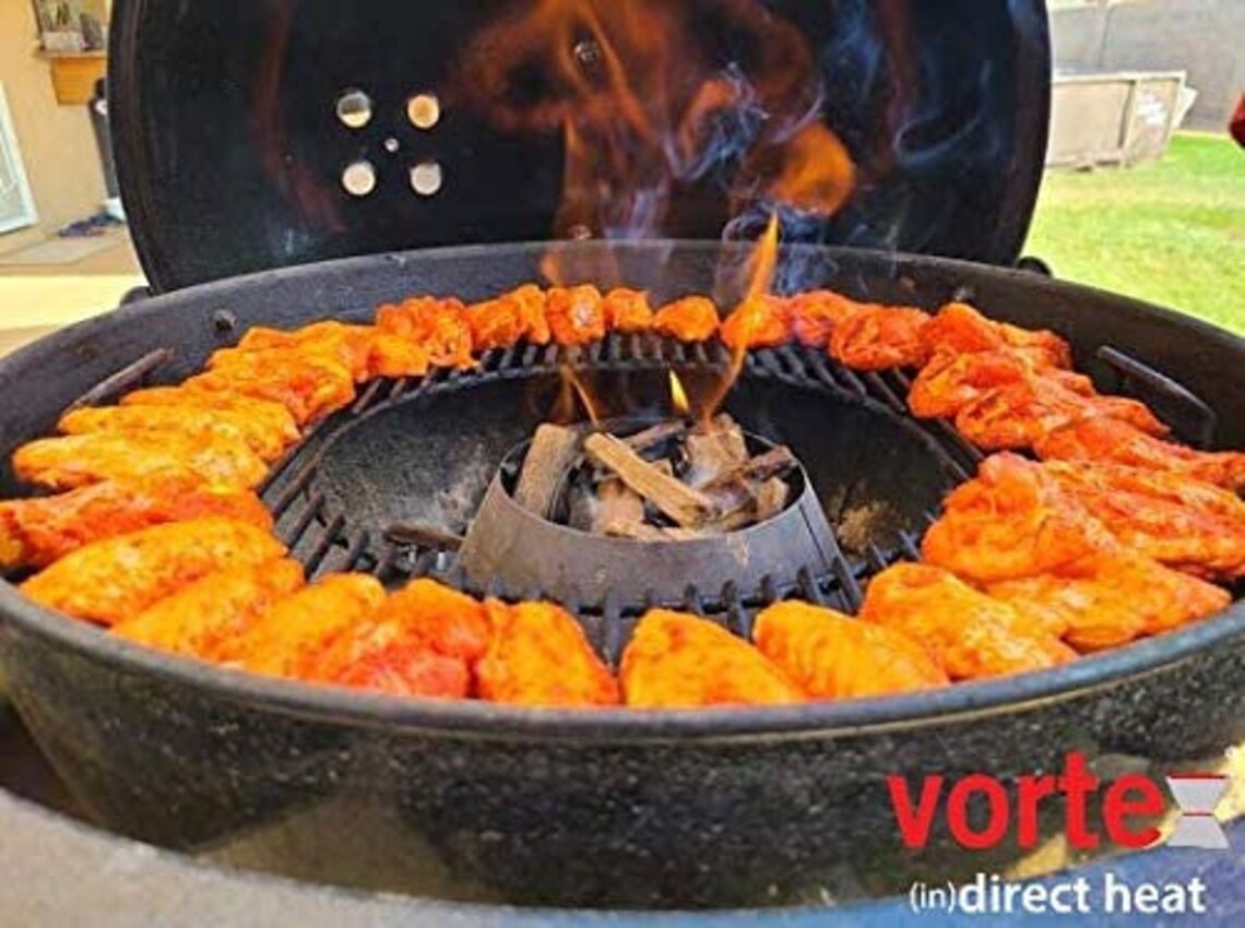 Vortex Small in Direct Cooking Charcoal Grill BBQ Accessory Etsy