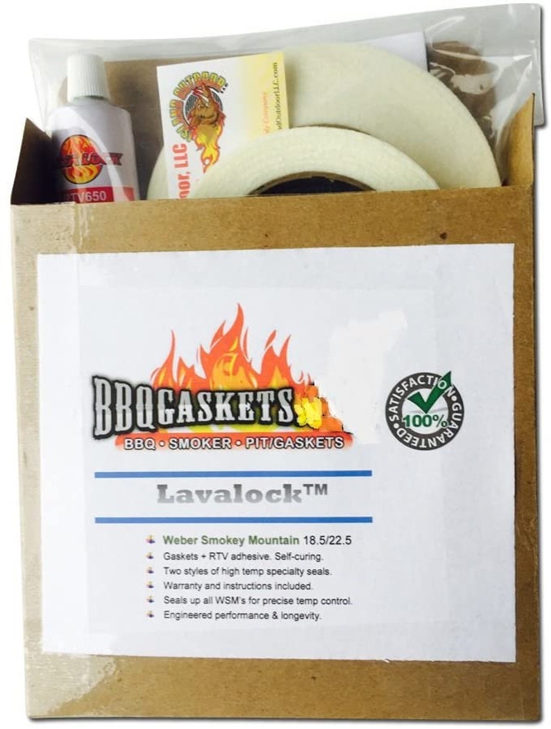 Lavalock Gasket Kit for er Smokey Mountain WSM 18.5 22.5 Nomex RTV