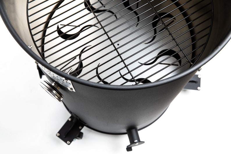 Firedial® UDS Adjustable Heat Shield deflector Plate for 55 Gallon Ugly