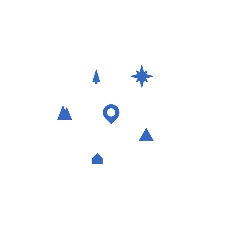 Map Brushes for Procreate Etsy