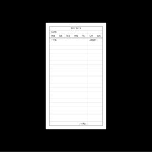 Printable Expenses Log 96x168mm image 2