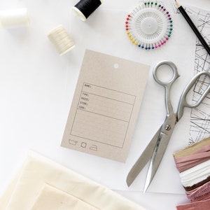 Printable Textile Tag 84x126mm