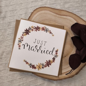 Karte Just married