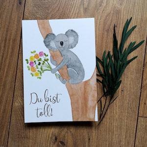 Postkarte Koalabär