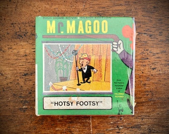 SEALED Mr. Magoo Hotsy Footsy 8mm Home Movie, Silent Edition, Columbia Pictures M-7A, Vintage 50s, Brand New Old Stock, Cartoon Film