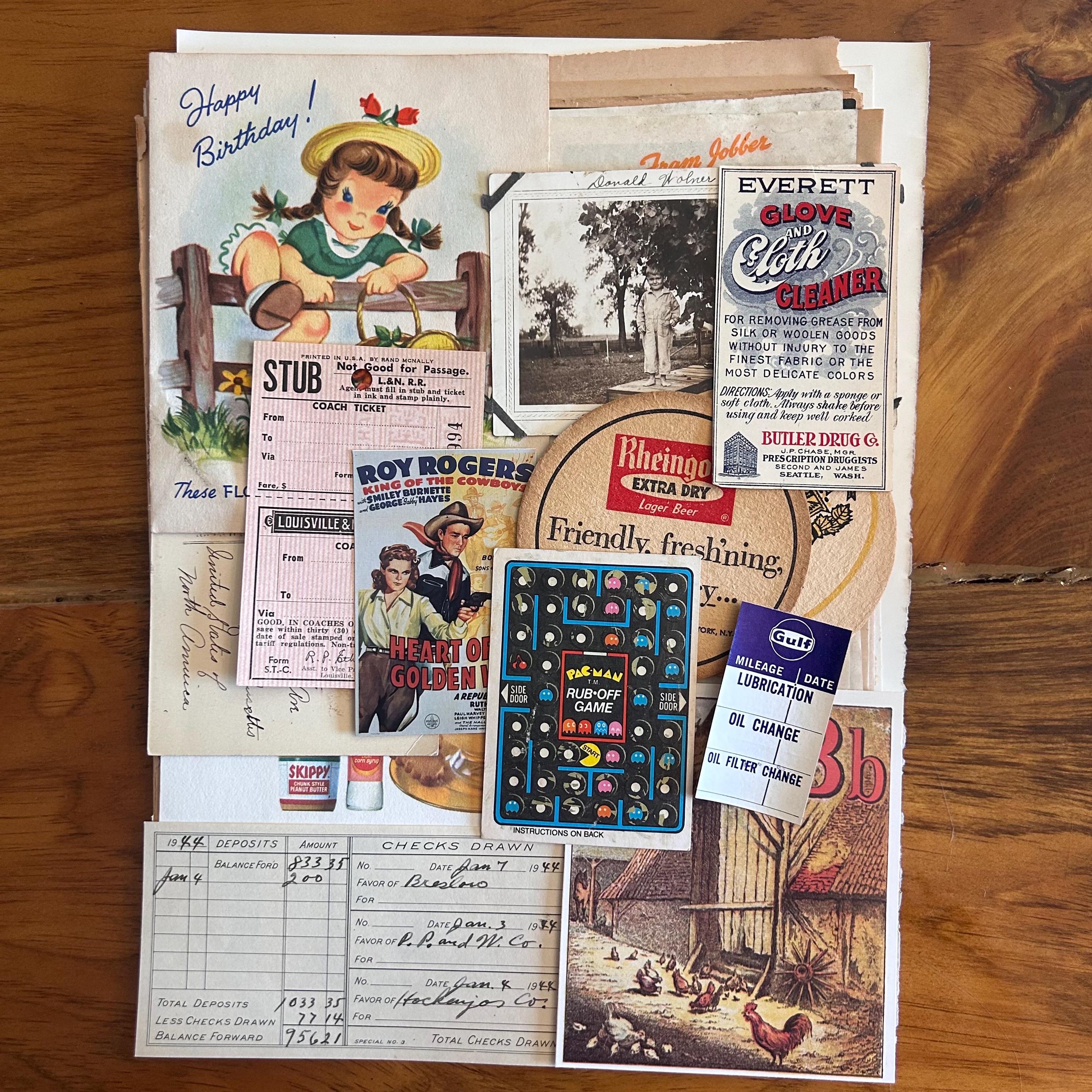 Coupures de magazines : kit de collage scrapbooking - plus de