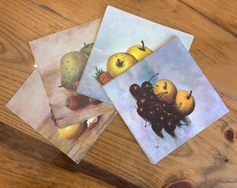 1950s-70s Henk Bos Bev Fruit Lithograph for Wall Art, Scrapbooking, Junk Journaling, Cottagecore, Homesteading, Kitsch, Kitchen, Orange,