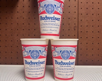 1974 Budweiser Malt Liquor & 1960's Budweiser Beer 12ozs Tab Top
