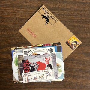WILD WEST 1oz Immagini vintage casuali Carta effimera per diario spazzatura, collage, scrapbooking, diario della natura, cowboy, nativi americani