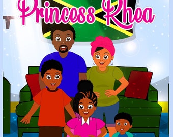 Princess Rhea: natuurlijk haar zwart meisje, liefdesverhaal