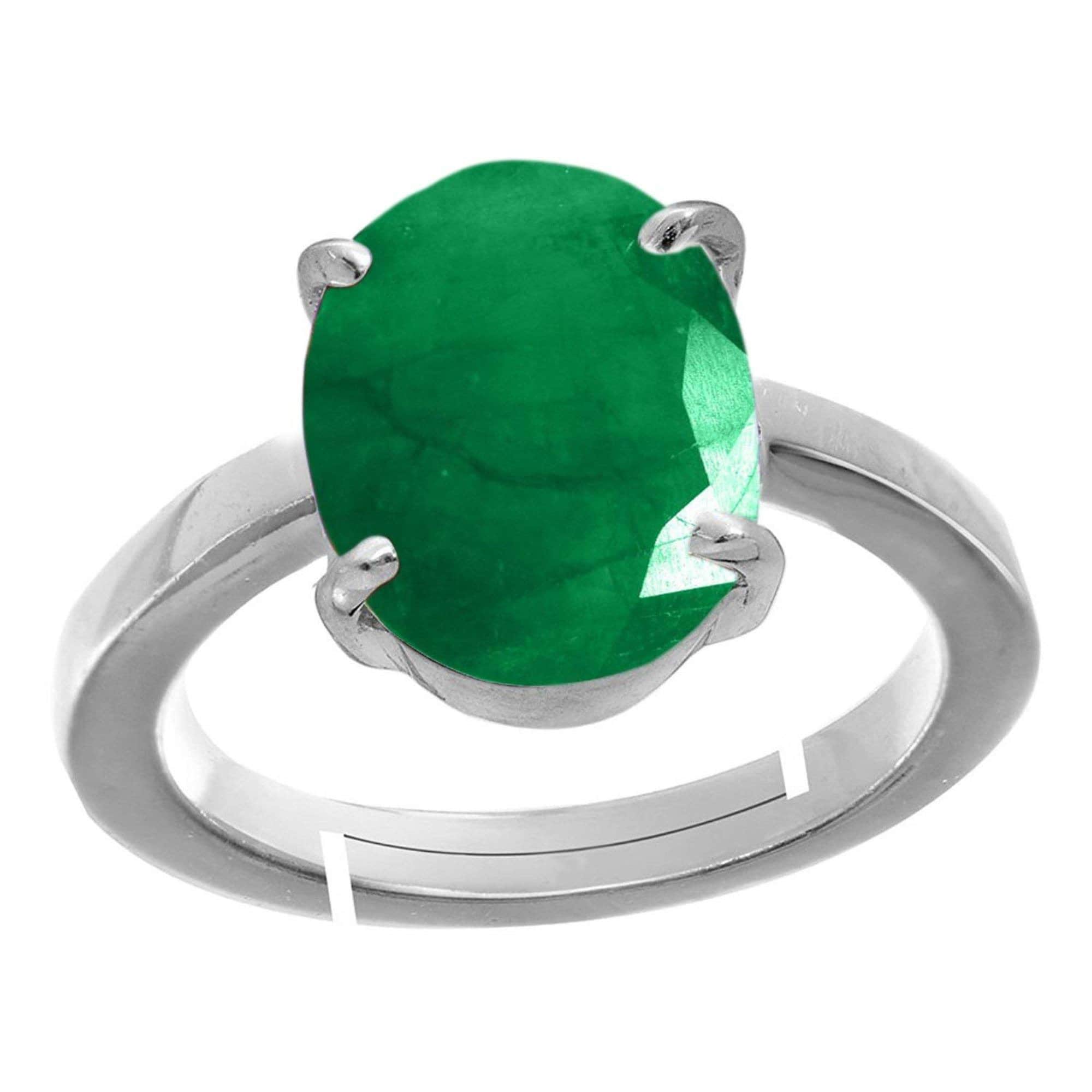 Buy La Soula 92.5 Sterling Silver Emerald Ring for Women Online At Best  Price @ Tata CLiQ
