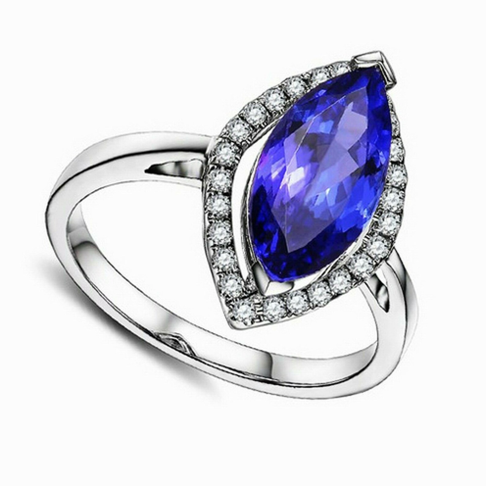 marquise blue sapphire