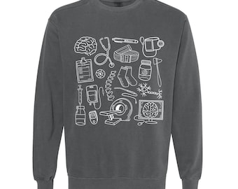 Neurology Doodles Crewneck