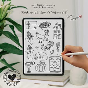 Book Club Doodles PNG | Bookish Doodles | Reading PNG Bundle | Book Lover Clipart | Library PNG | Reader Aesthetic | Sticker & Shirt Design image 3