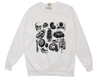 Vintage Anatomy Crewneck | Anatomy Shirt | Nurse Shirt | Shirt for Healthcare Workers |