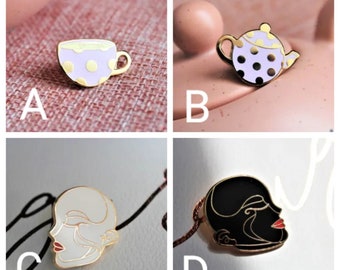 3 Enamel Pins Mix & Match SALE/CLEARANCE