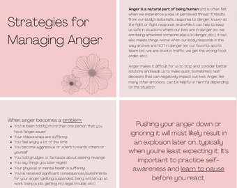 Strategies for Managing Anger: Anger Management, Decreasing Frustration, Increasing Tolerance, Feeling Happier, and Overcoming Challenges