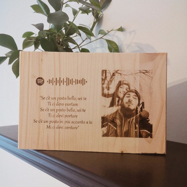 Quadretto in legno personalizzabile