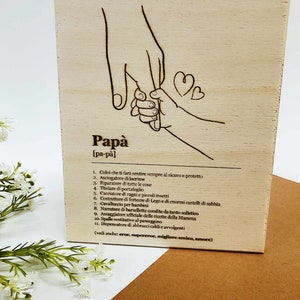 Father's Day, wooden picture, gift ideas, personalized Father's Day gift, dad, gift for him