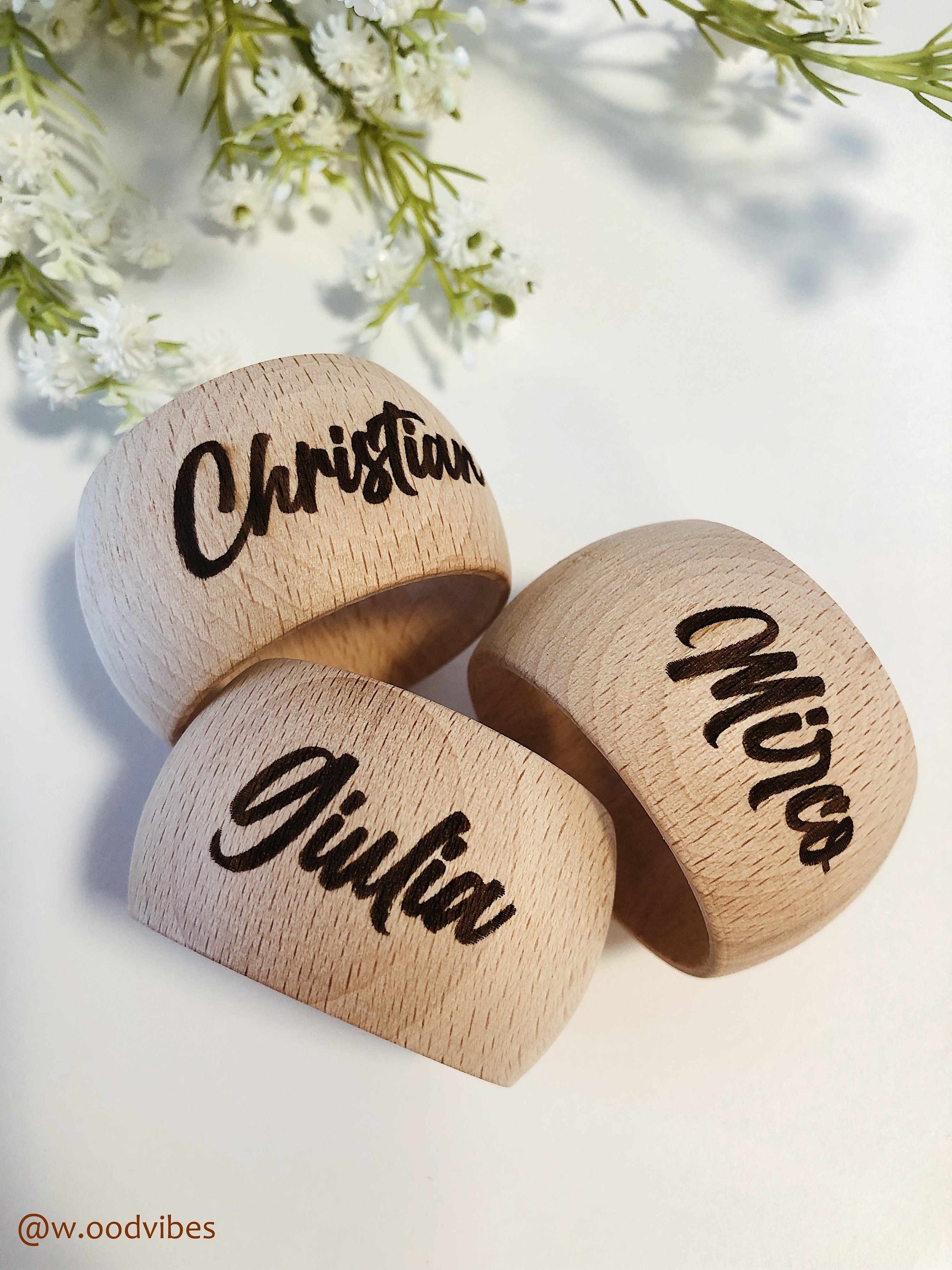 KPOSIYA - Set di 20 portatovaglioli in metallo con anelli per tovaglioli, per decorazioni da tavolo, matrimoni, cene, feste, riunioni di famiglia