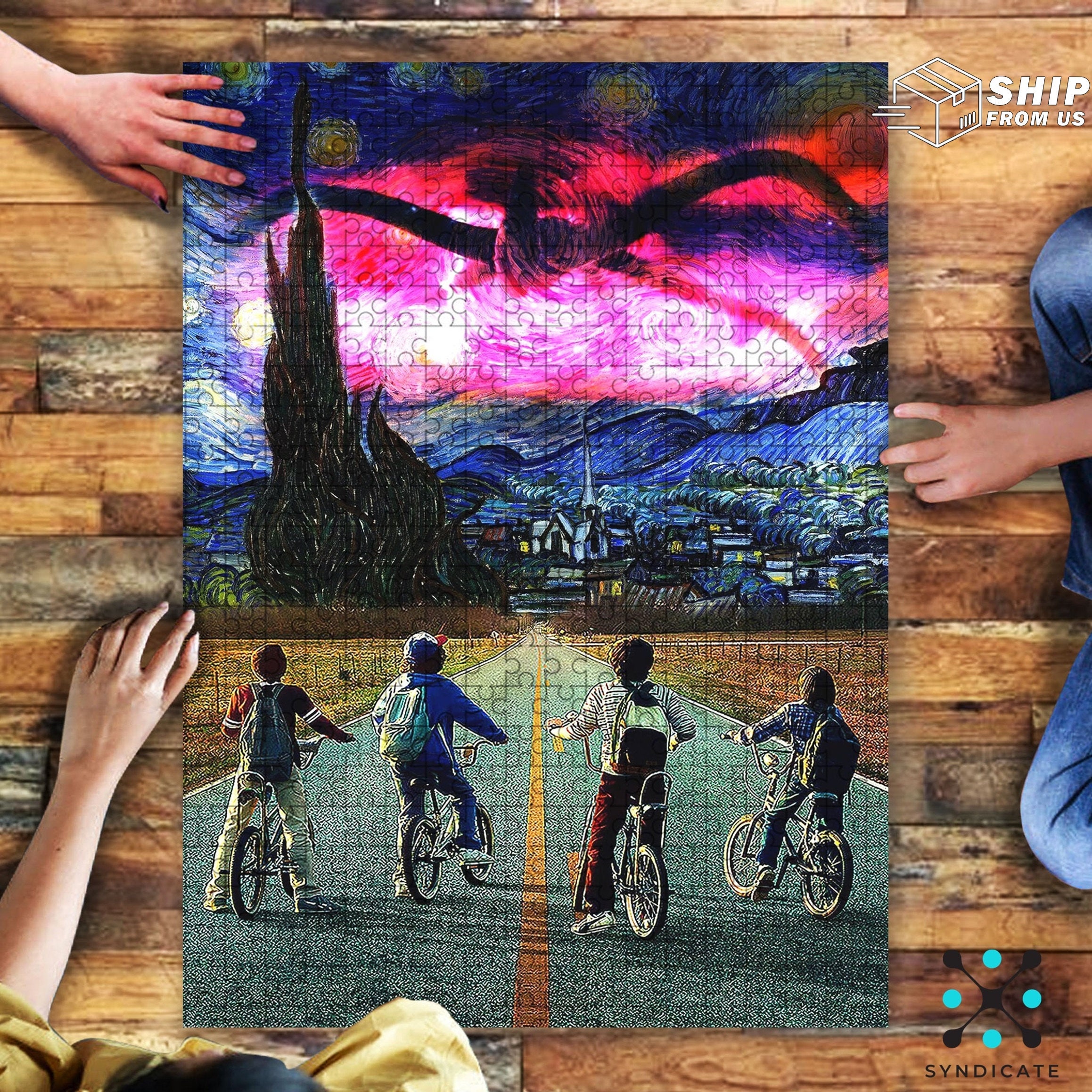 stranger-things-puzzle-game-500-piece-1000-piece-puzzles-for-etsy