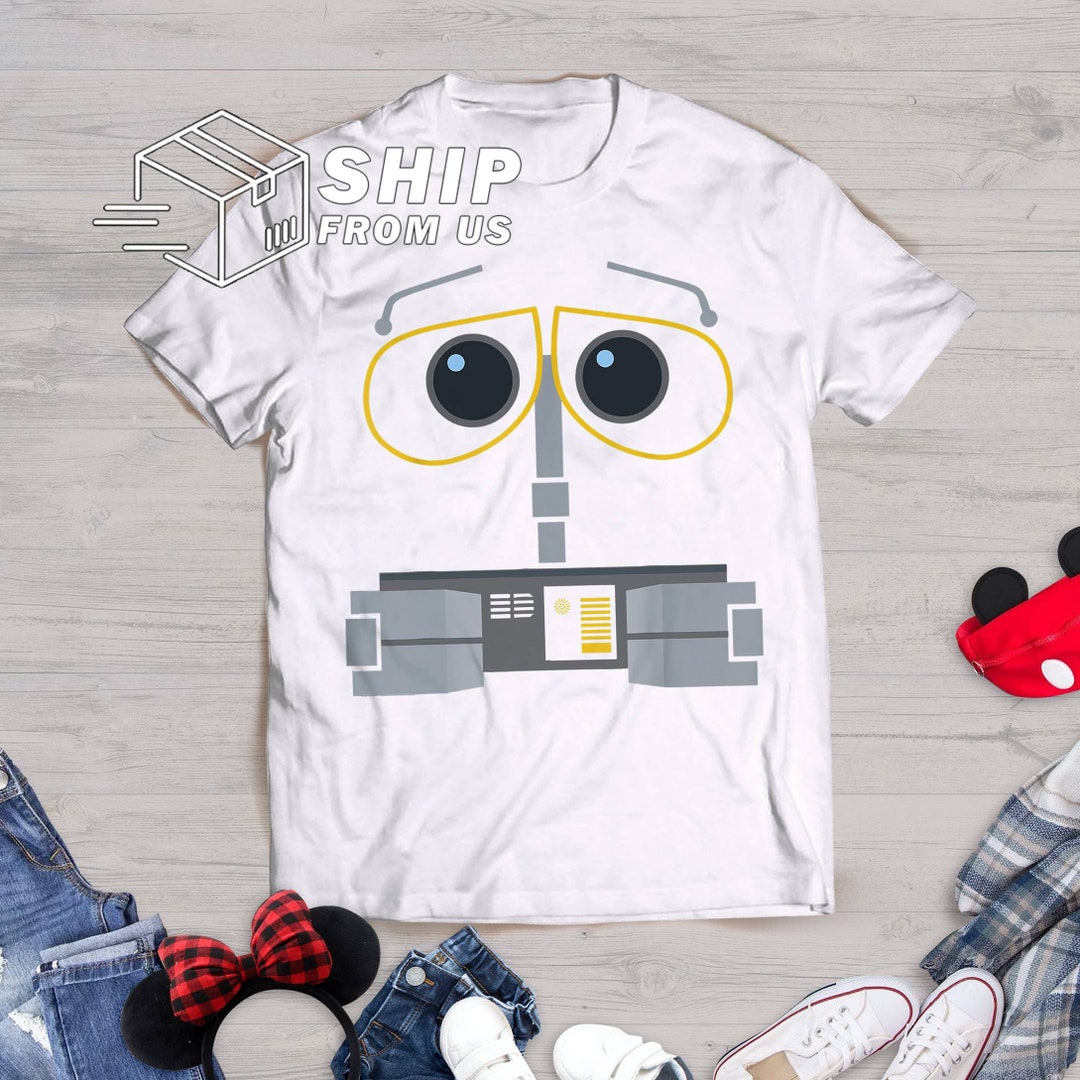 Walle Shirts Walle Big Face Tshirt Kids Halloween Etsy