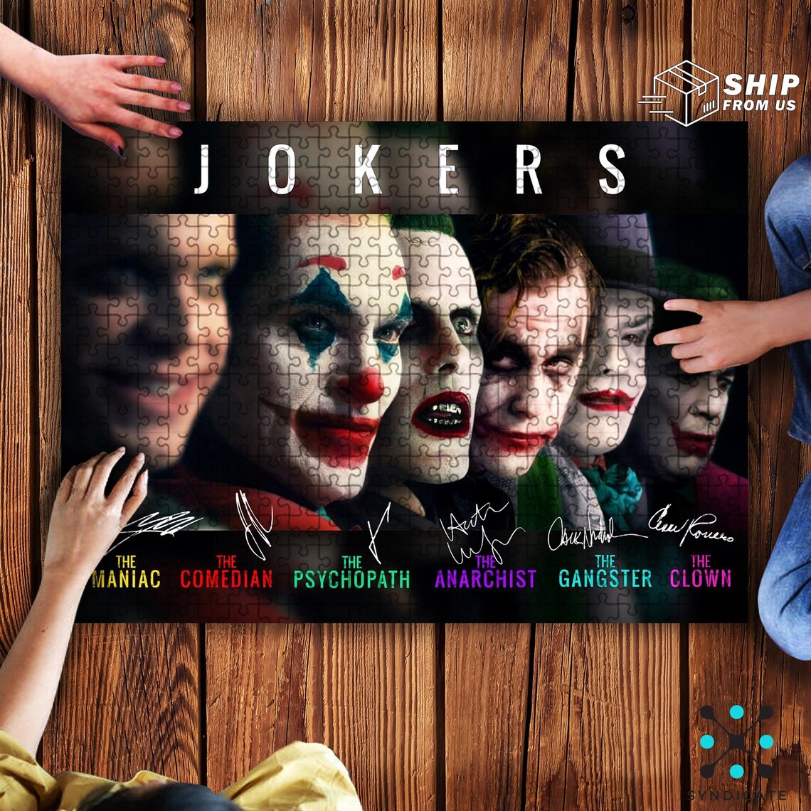 Joker Movie Jigsaw Puzzle 500 Piece 1000 Piece Puzzles for Etsy
