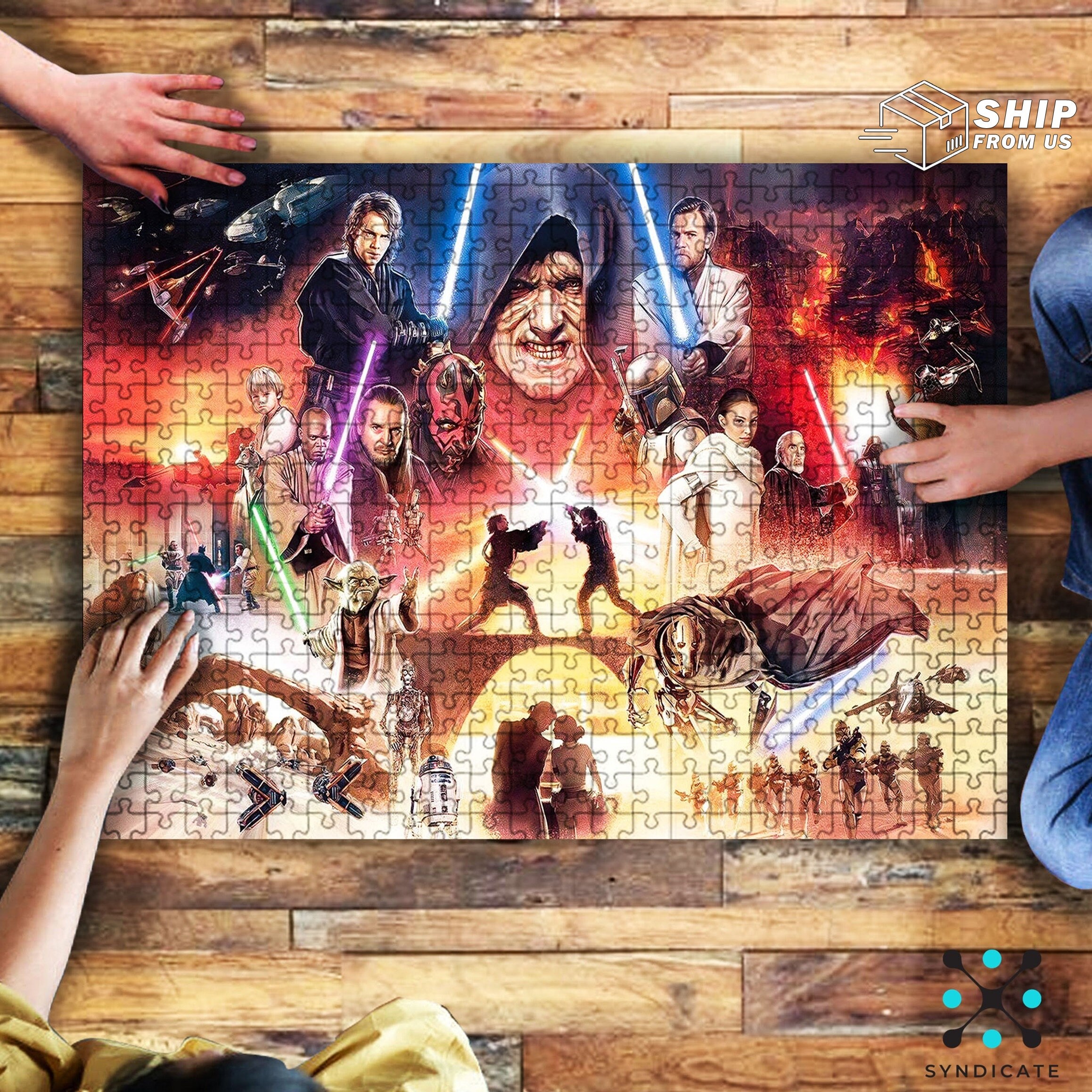 Star Wars Jigsaw Puzzle 500 Piece 1000 Piece Puzzles for Etsy