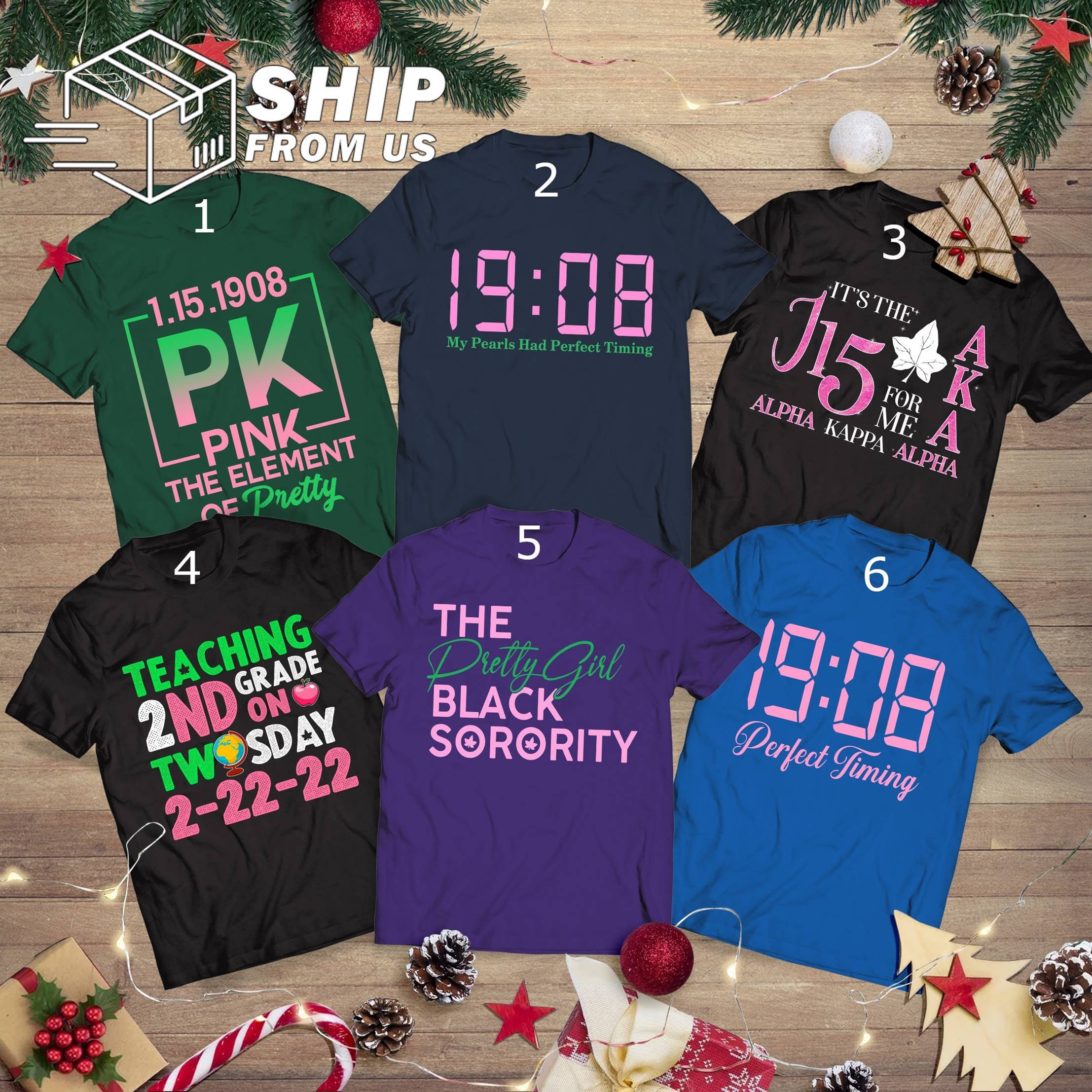 Alpha Kappa Alpha Sorority T Shirt Aka 