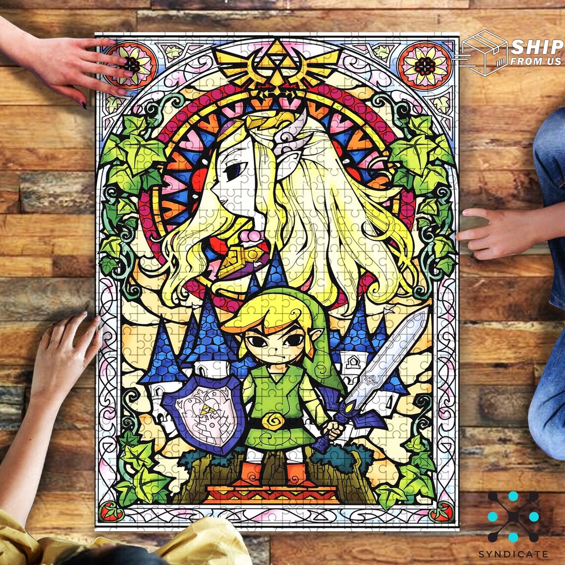 The Legend of Zelda Jigsaw Puzzle 500 Piece 1000 Piece Etsy