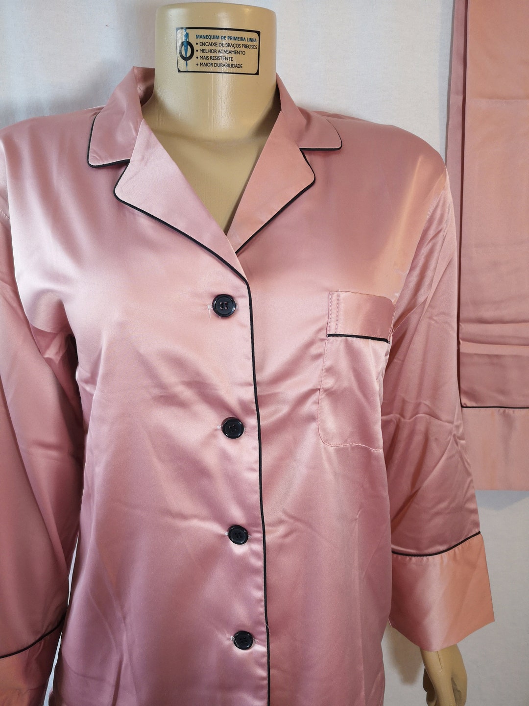Satin Pajamas Gift for Her Set for Women With Free Etsy