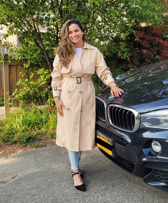 【新品タグ付】TURKEY ORGANIC FLARE TRENCH COAT Ameri（アメリ）の「TURKEY ORGANIC FLARE TRENCH COAT