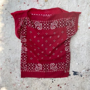 Vintage Bandana Blouse
