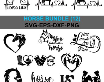 Download Horse Heartbeat Svg Etsy