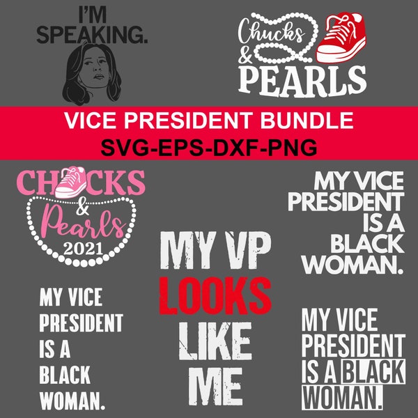 My Vice President Is A Black Woman Svg Shirt Chucks And Pearls Design Vector Clipart Silhouette Svg Eps Dxf Png Cut Files For Cricut