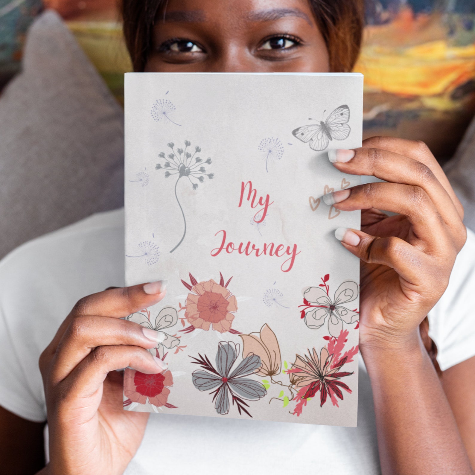 My Journey set journal and notebook with pen. Designed to Etsy