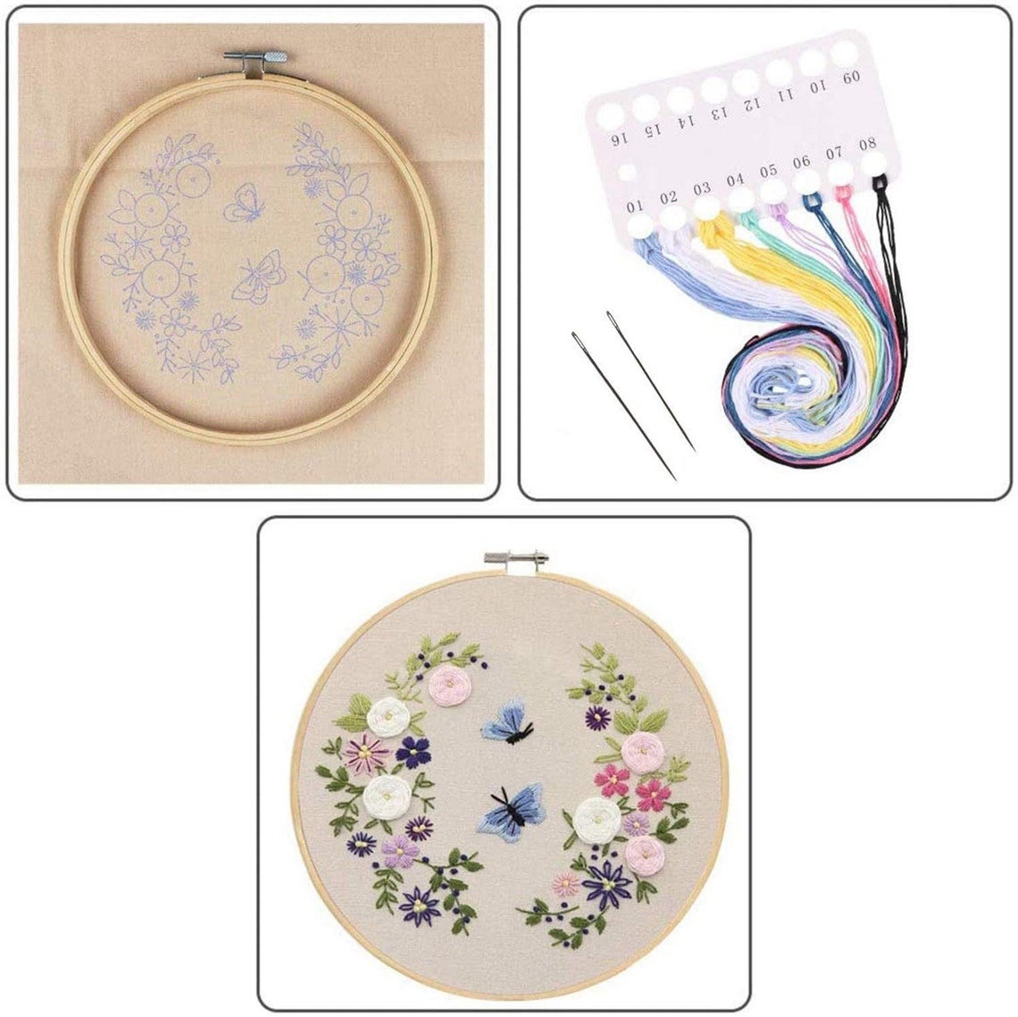 Full range of embroidery starter kit with all the tools Etsy