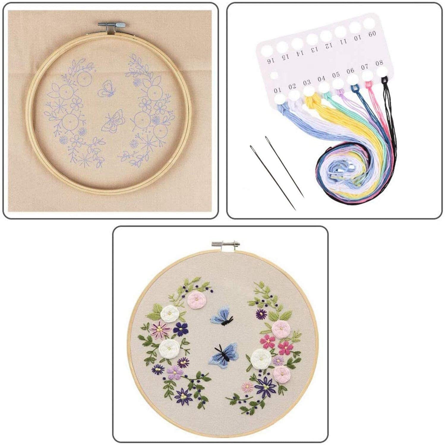 Full range of embroidery starter kit with all the tools Etsy