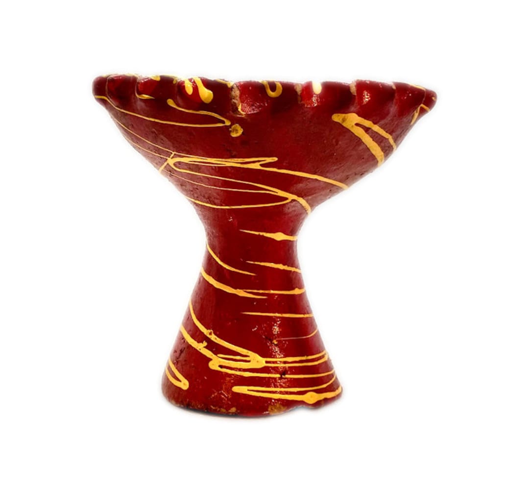 Red Nubian Incense Burner Smudge Vessel Ceremony Tool Etsy UK