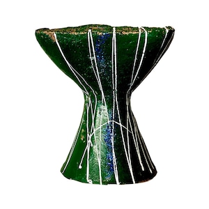 Green Nubian Incense burner smudge vessel ceremony tool