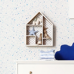 Custom Color Splatter Paint Wallpaper Pattern - Pois Peel and Stick Carta da parati rimovibile per l'arredamento della stanza - Murale autoadesivo - 183