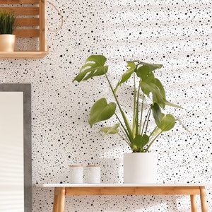 Spray Dots Wallpaper Splatter Pois in colori personalizzati Peel and Stick Carta da parati rimovibile Appartamento Life You Pick Self Adhesive Mural 194