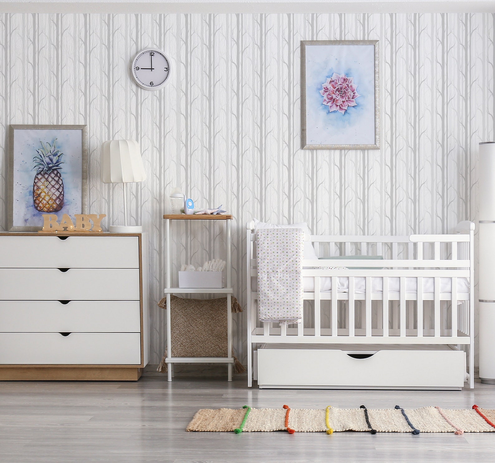 Mystical Birch Trees Wallpaper Woodland Birch Trees Forest - Etsy