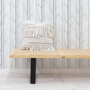 Mystical Birch Trees Wallpaper - Woodland Birch Trees Forest Peel and Stick Carta da parati rimovibile per camere da letto per bambini - Murale autoadesivo -110