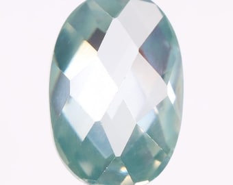 1.25 CT, 8.9 X 6.0 MM, Moissanite Stone, Oval Cut Blue Moissanite Diamond, Fancy Moissanite For Engagement Ring & Solitaire Ring | OM6268