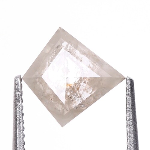 0.60 shops CT, 7.4 X 7.2 MM, Natural Fancy Color Diamond, Kite Shape Minimal Diamond, Engagement Ring Jewelry Diamond, Best Price Diamond | OM0430