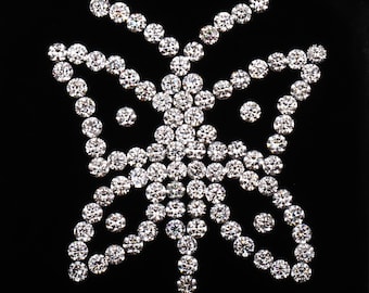 1.0 CT, 2.0 To 2.5 MM Lab Grown Diamond Round Brilliant Diamond Lab Diamond Lab Created Diamond Loose Diamond Melee Diamond For Ring Band